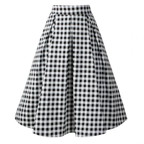 sd-17028 skirt-white squares